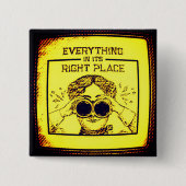 Alles am richtigen Ort Button (Vorderseite)