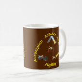 Alles amerikanische Agility Kaffeetasse (VorderseiteRechts)