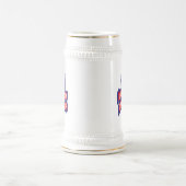 Alles amerikanische Bier Bierglas (Mittel)
