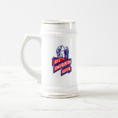Alles amerikanische Bier Bierglas (Links)