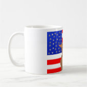 Alles amerikanische Hündchen Kaffeetasse (Links)