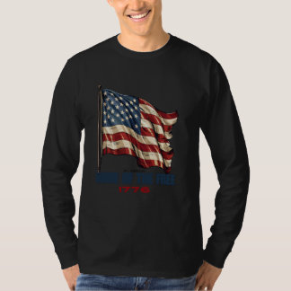 ALLES AMERIKANISCHE Land der Freie 1776 T-Shirt