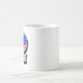Alles amerikanische rote weiße und Blau 2 Kaffeetasse (Mittel)
