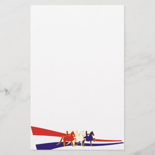 Alles amerikanische Saddlebred stationär Briefpapier (Vorderseite)