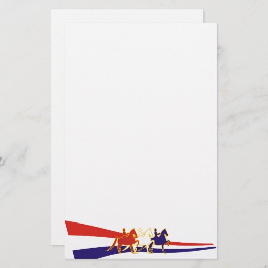 Alles amerikanische Saddlebred stationär Briefpapier (Vorne/Hinten)