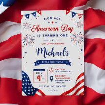 Alles Amerikanischer Junge Geburtstag 4. Juli
