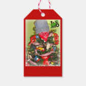 Alles an Bord! Train Themed Christmas Tree Geschenkanhänger (Vorderseite)