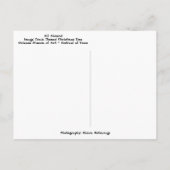 Alles an Bord! Train Themed Christmas Tree Gruß Postkarte (Rückseite)