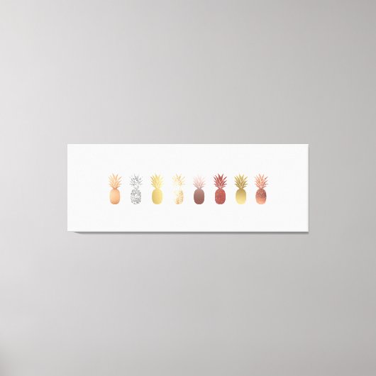 Alles Ananas Leinwanddruck (Vorderseite)