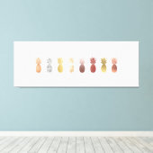 Alles Ananas Leinwanddruck (Insitu (Holzboden))