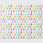 Alles andere als grau Tröpfchen Geschenkpapier (Flach)