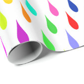 Alles andere als grau Tröpfchen Geschenkpapier (Rolleneckpunkt)