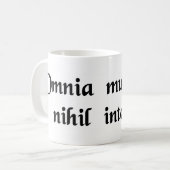 Alles ändert, nichts umkommt kaffeetasse (Vorderseite Links)