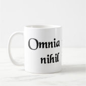 Alles ändert, nichts umkommt kaffeetasse (Links)