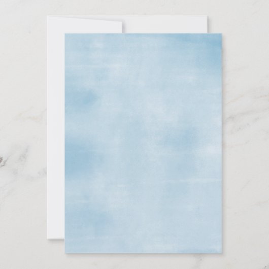 Alles auf See ist Liebe Seashells Küstenmeer Braut Einladung (Rückseite)