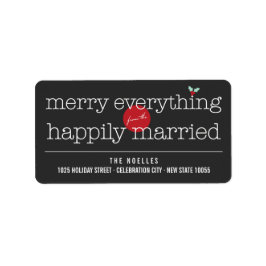 Alles aus der glücklich Verheirateten Adresse verg Adressaufkleber