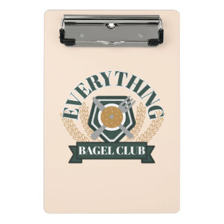 Alles Bagel Club Mini Klemmbrett