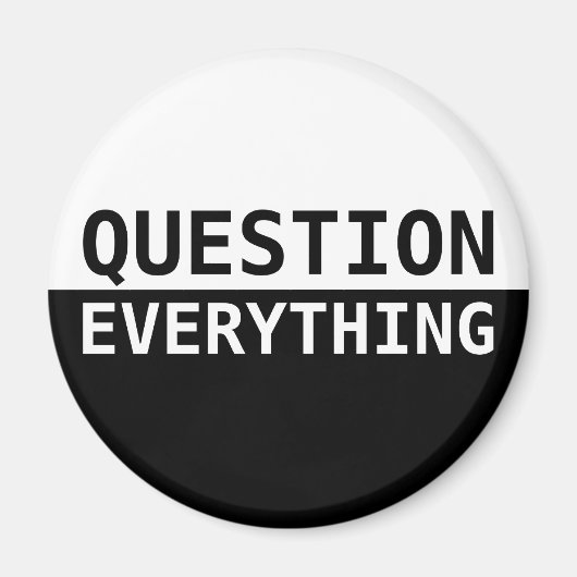 Alles befragen magnet (Vorne)
