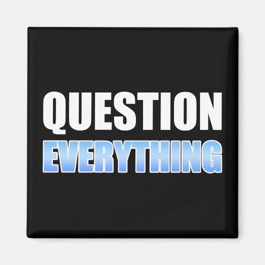 Alles befragen magnet (Vorne)