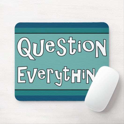 Alles befragen mousepad (Mit Mouse)