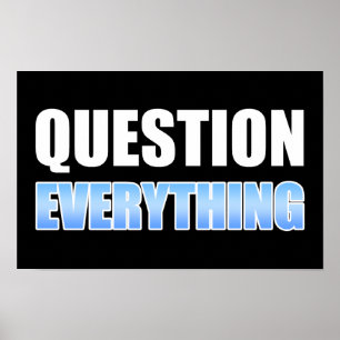 Alles befragen poster