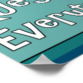 Alles befragen poster (Ecke)