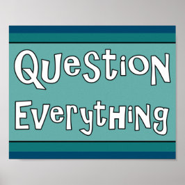 Alles befragen poster