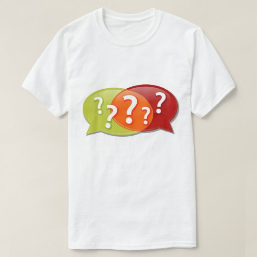 Alles befragen T-Shirt (Design vorne)