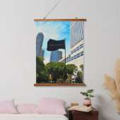 Alles befragen wandteppich mit holzrahmen (Schlafzimmer)