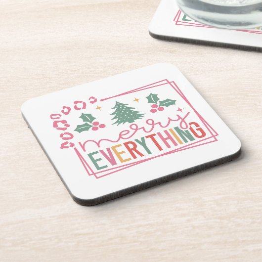 Alles befriedigen getränkeuntersetzer (Linke Seite)