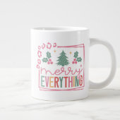 Alles befriedigen Jumbo-Tasse (Rechts)