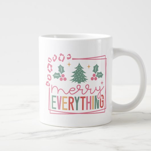 Alles befriedigen Jumbo-Tasse (Rechts)