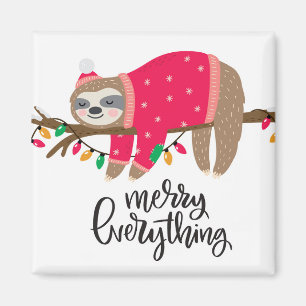 Alles befriedigen Sleepy Sloth Magnet