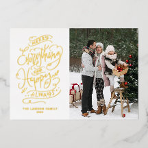 Alles befriedigen und glücklich immer Foto schreib