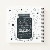 Alles beginnt mit einem Traum Notizbuch (Rückseite)