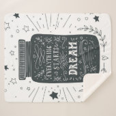 Alles beginnt mit einem Traum Sherpadecke (Vorderseite (Horizontal))