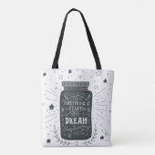 Alles beginnt mit einem Traum Tasche (Rückseite)