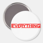 Alles Briefmarke Magnet (Vorderseite/Rückseite)