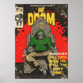 ALLES CAPS-MF-COMIC POSTER