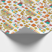 Alles Chanukka Geschenkpapier (Ecke)