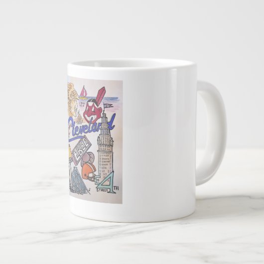 Alles Cleveland Kaffee oder Tee Tasse (Vorderseite Rechts)