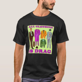 Alles Closing ist Drag Vintagen Lässigen Typ T-Shirt