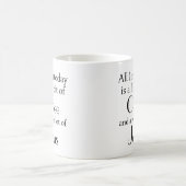 Alles, das ich benötige, ist ein wenig vom Kaffee Kaffeetasse (Mittel)