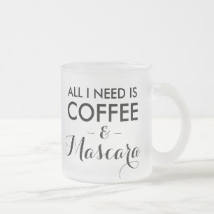 Alles, das ich benötige, ist lustiges hipst Zitat Mattglastasse