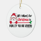 Alles, das ich für Weihnachten will, ist, damit es Keramikornament (Links)