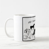 Alles, das ich weiß, ist, was ich in Herden lebe Kaffeetasse (Links)