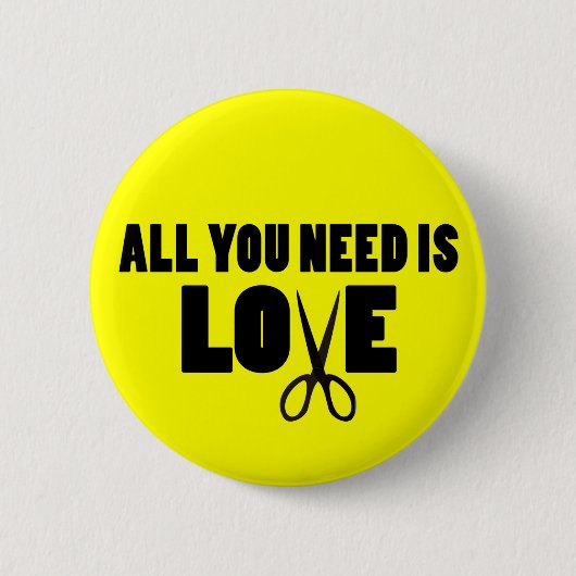 Alles, das Sie benötigen, ist Liebe-Button Button (Vorderseite)