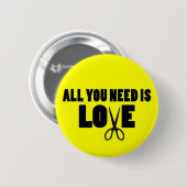 Alles, das Sie benötigen, ist Liebe-Button Button (Vorne & Hinten)