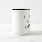 Alles, das Sie benötigen, ist Liebe und ein Buch Tasse (Zentrum)