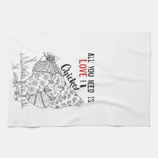 Alles, das Sie benötigen, ist Liebe und ein Geschirrtuch (Horizontal)